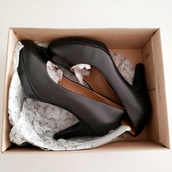 Clarks  Brier Dolly - Black leather pumps NIB 6M - Picture 7 of 13